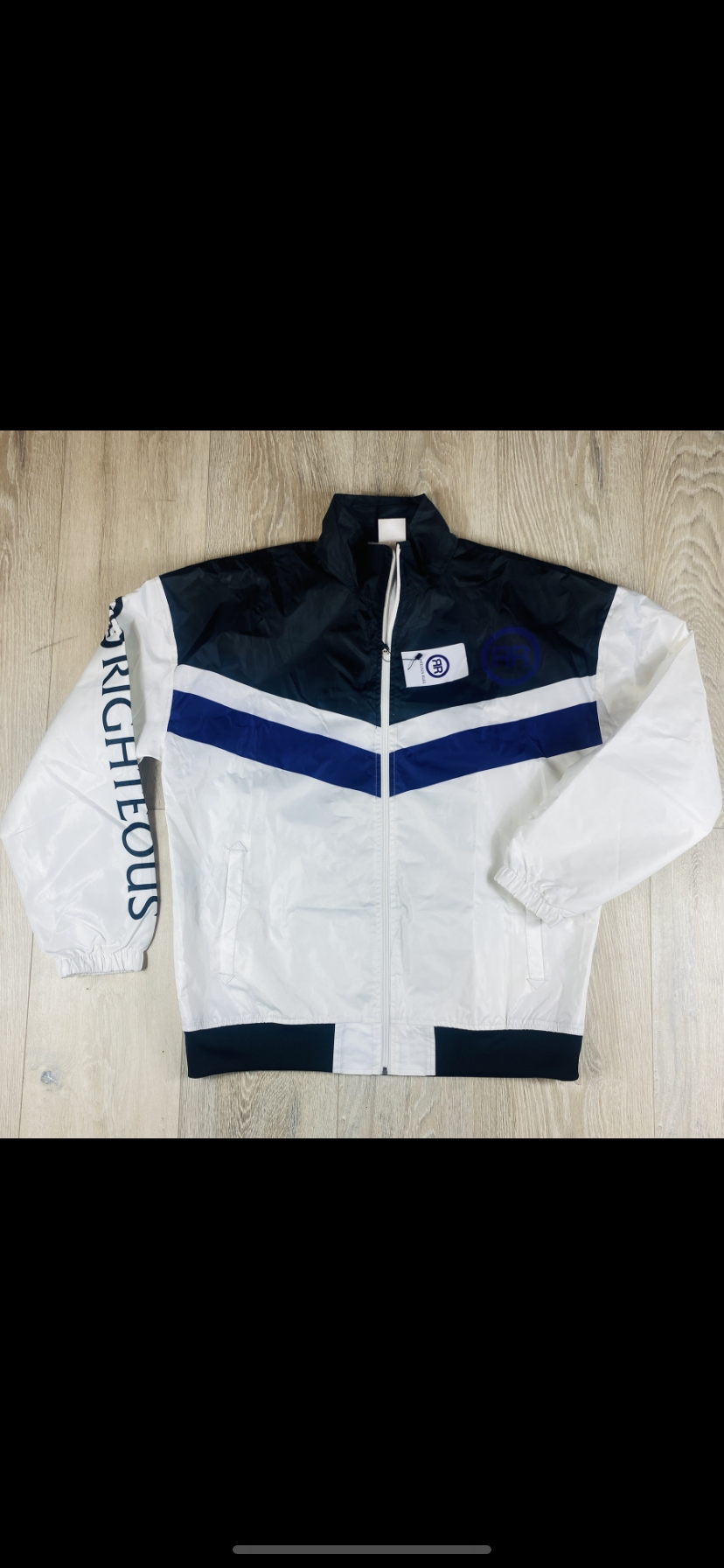 Tracksuit white/black - RIGHTEOUS RULE