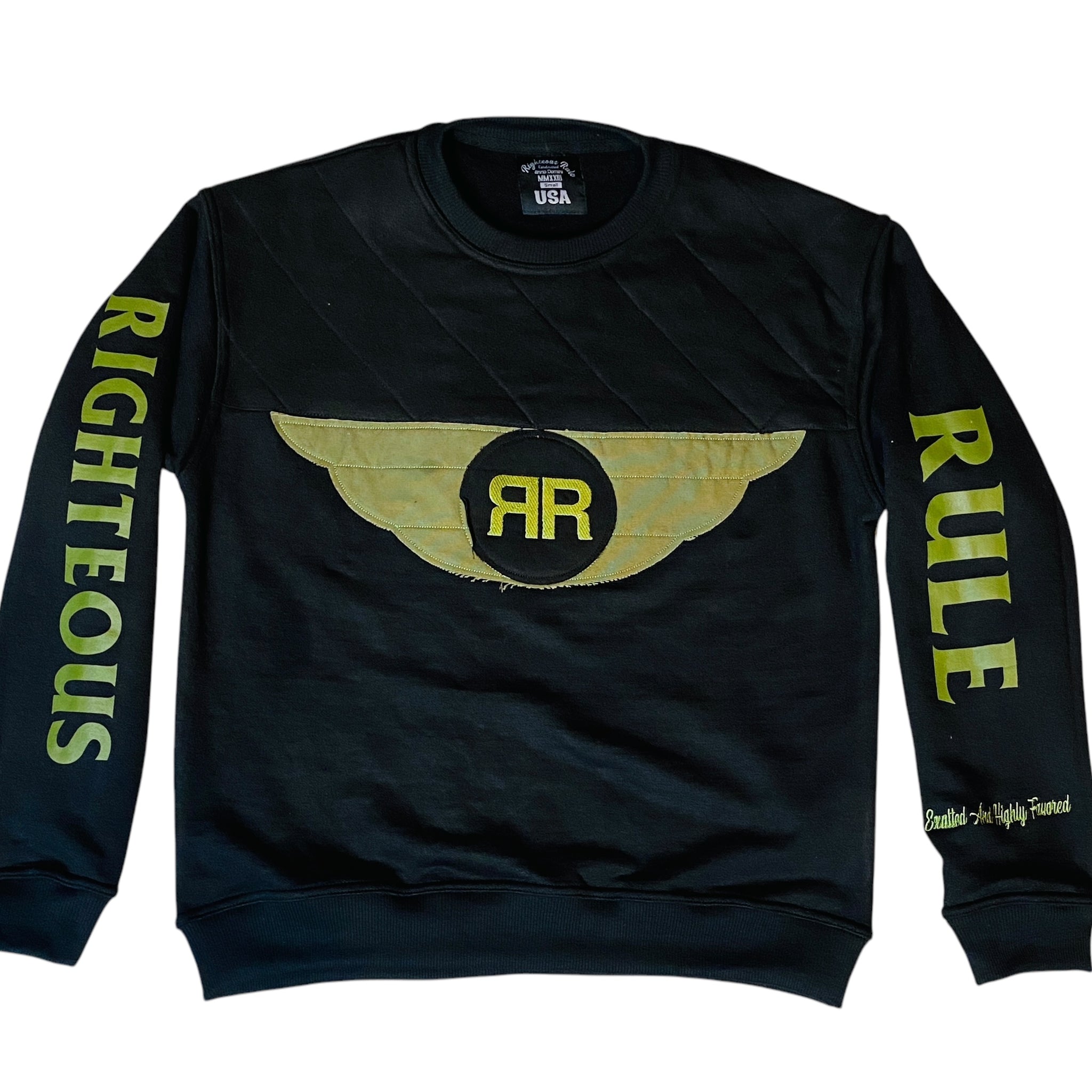 Righteous Rule “Holy Wings” Crewneck Sweatsuit. - RIGHTEOUS RULE