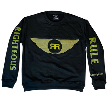 Righteous Rule “Holy Wings” Crewneck Sweatsuit. - RIGHTEOUS RULE