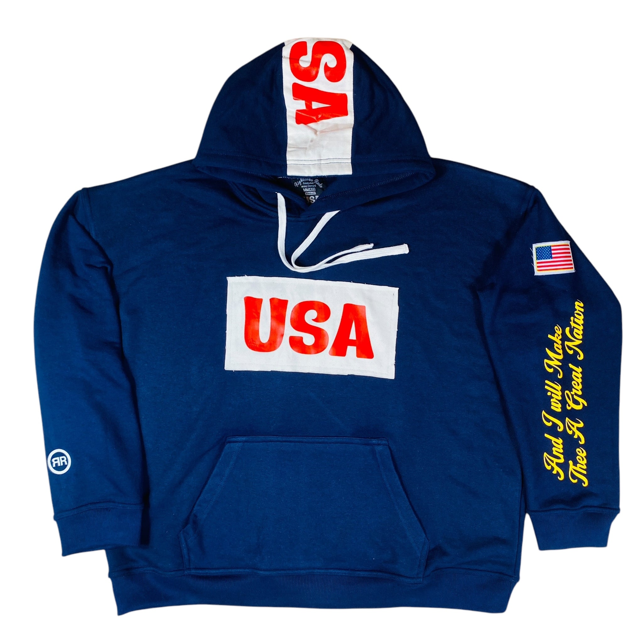 A Great Nation USA Hoodie Sweatshirt - RIGHTEOUS RULE