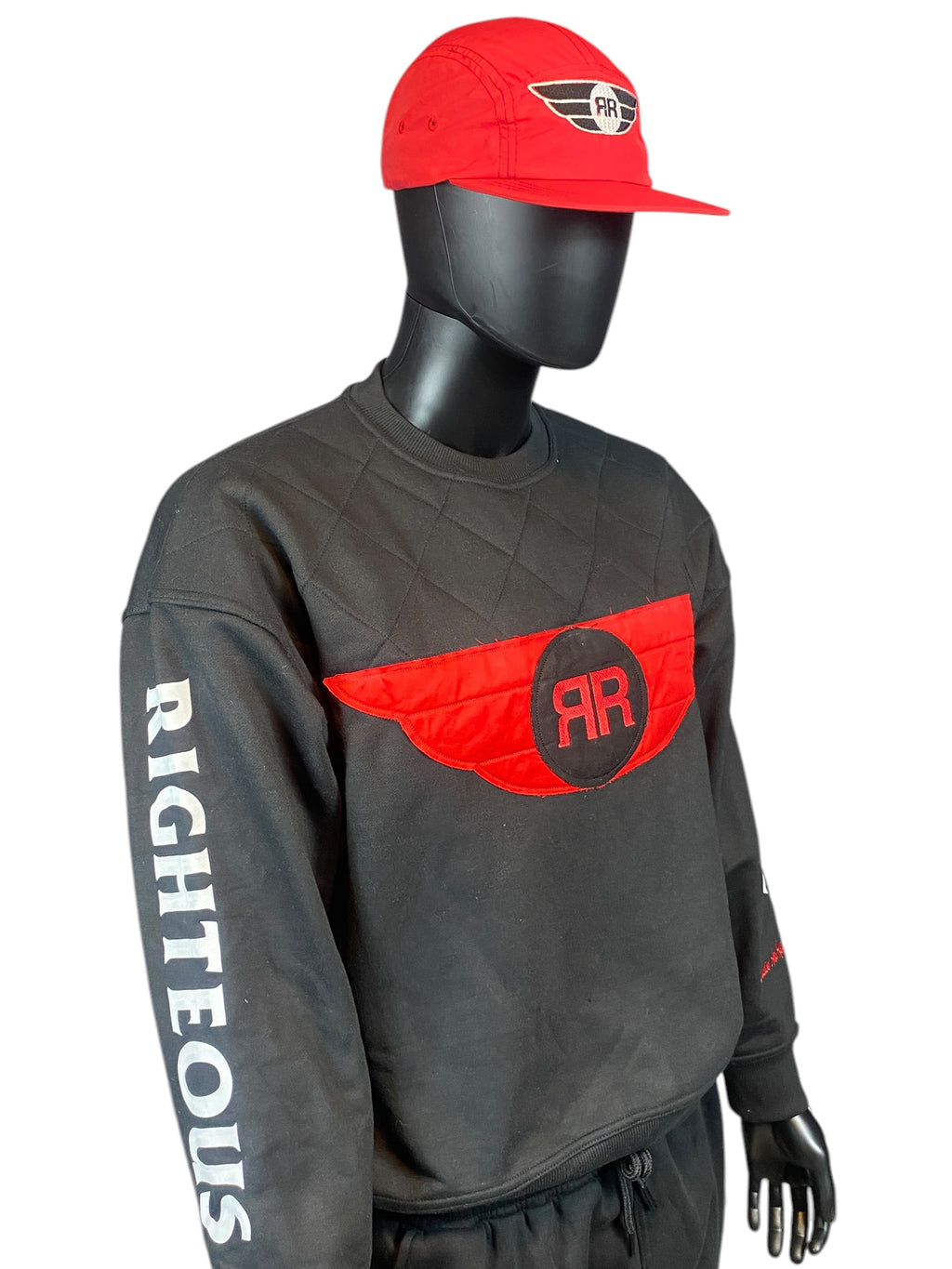 Righteous Rule “Holy Wings” 2pc Crewneck sweatsuit. - RIGHTEOUS RULE