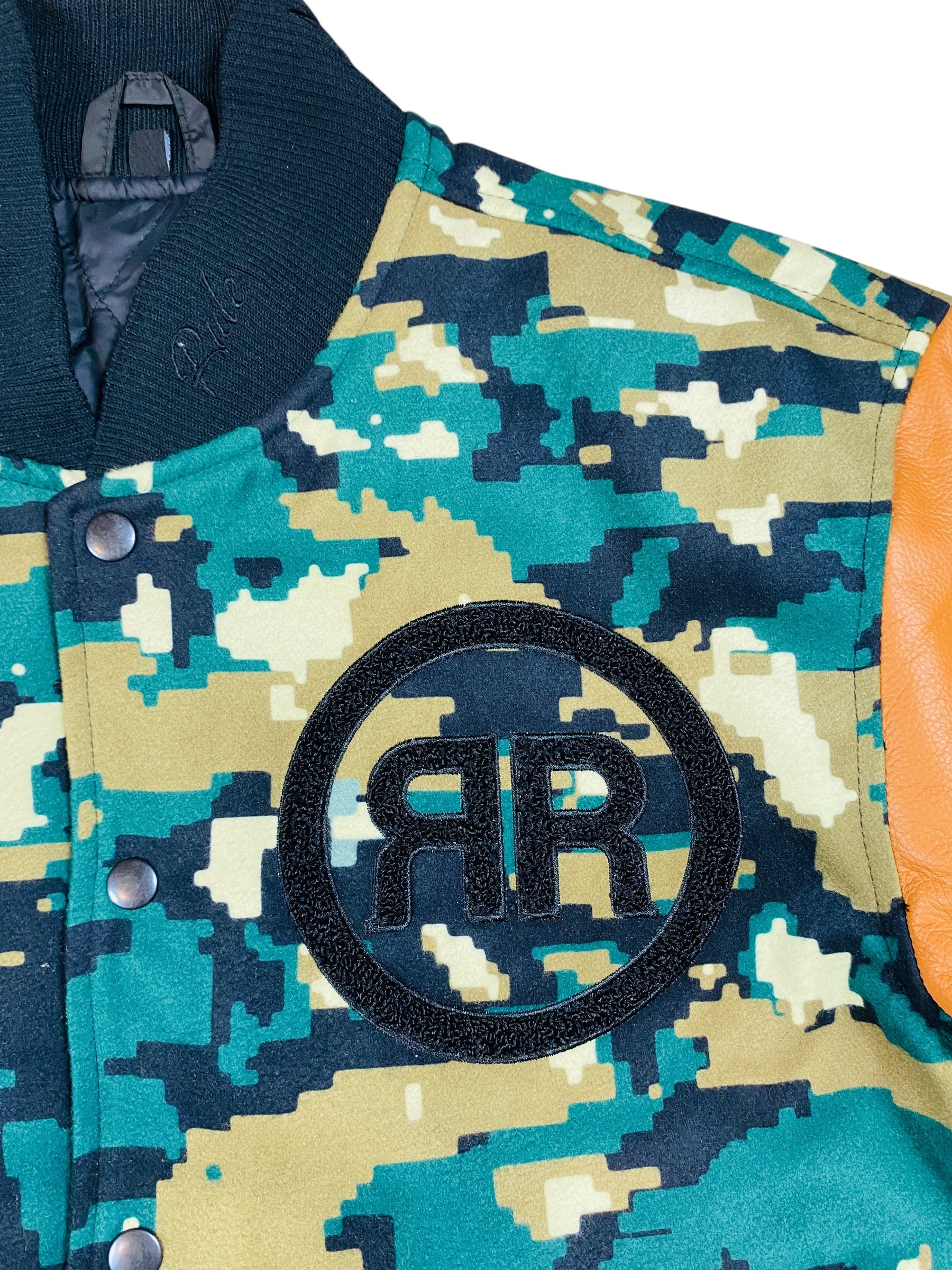 Righteous Rule "Flagship 1 Camouflage" Varsity Jacket. - RIGHTEOUS RULE