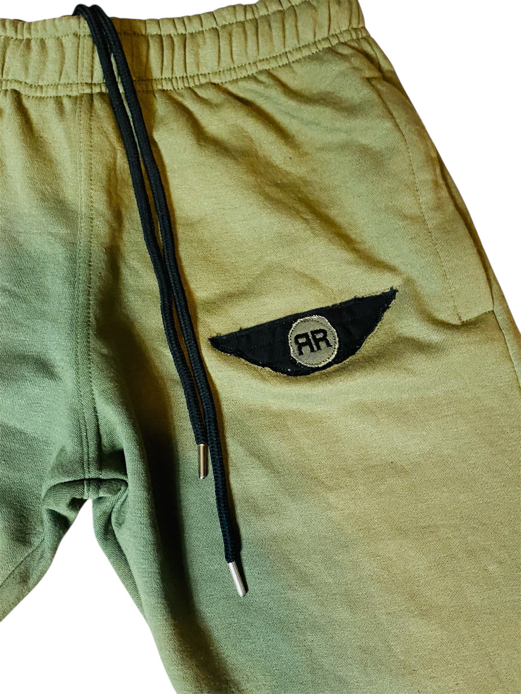 Righteous Rule Holy Wings Olive Green Crewneck Sweatsuit - RIGHTEOUS RULE