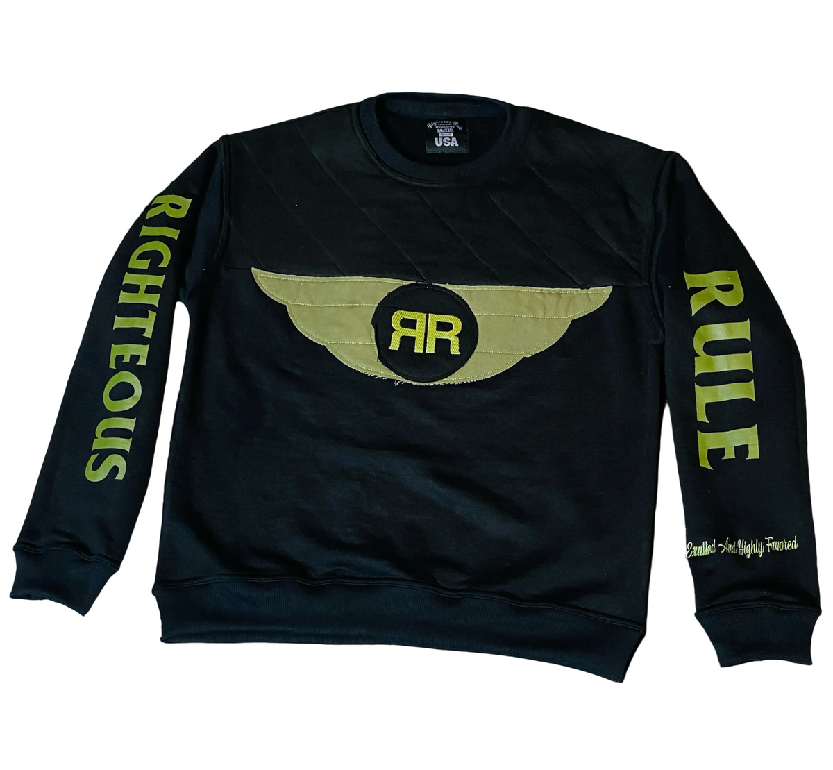 Righteous Rule “Holy Wings” Crewneck Sweatsuit. - RIGHTEOUS RULE