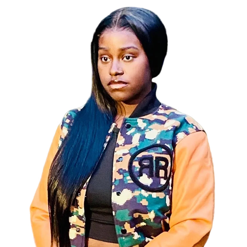 Righteous Rule "Flagship 1 Camouflage" Varsity Jacket. - RIGHTEOUS RULE